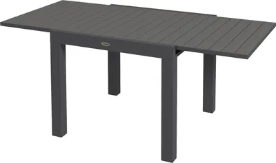 Zdjęcie produktu dla Stół Ogrodowy Stół Do Jadalni Dla 6 Osób Stół Tarasowy Rozkładany Stół Balkonowy Wytrzymuje Do 70 Kg Aluminium Szary 81/162 X 80 X 75 Cm