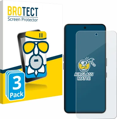 Produktbild von 3x BROTECT Entspiegelungs Schutzglas für Nothing Phone (3a) Schutzfolie Panzer Folie Glas Display Schutz matt