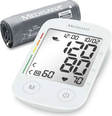 Zdjęcie produktu dla Medisana BU 535, Przedramię, Automatyczny, Biały, LCD, 2 użyt., 22 - 36 cm