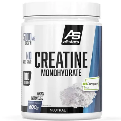 Produktbild von All Stars Creatin Monohydrate Pulver, 500 g Dose, Neutral