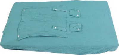 Produktbild von Baby-Autositzbezug, Sonnenschutz, Kinderwagen-Baldachin, atmungsaktiv, winddicht, Babyschale mit Fenster für Jungen und Mädchen, Blau