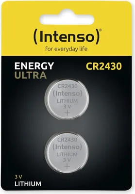 Produktbild von INTENSO Lithium-Knopfzelle CR2430, 2 Stück