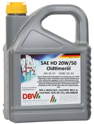 Produktbild von High Performer 20W-50 HD  5 Liter Kanne Reifen