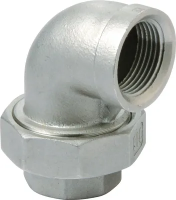 Produktbild von Edelstahl Fitting Winkelverschraubung 1 1/4" V4A Gewindefitting
