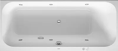Produktbild von Duravit Whirlwanne Happy D.2 160x70cm, Jet, EB-Version, 1 RS re, we.
