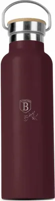 Obrázek produktu pro Berlinger Haus BH8759 - Termoska s bambusovým víčkem 0,6 l | Bordeaux