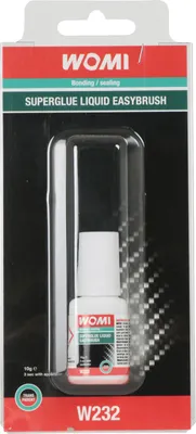 Produktbild von Womi Sekundenkleber W232 Sekundenkleber flüssig Easybrush transparent 10 Gramm