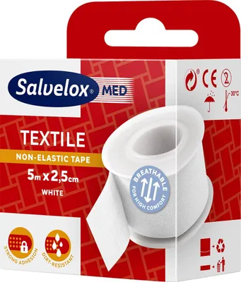 Image de Ruban textile Salvelox blanc 5mx2