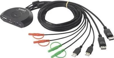 Produktbild von SpeaKa Professional SP-KVM-220 2 Port KVM-Umschalter DisplayPort® 4096 x 2160 Pixel