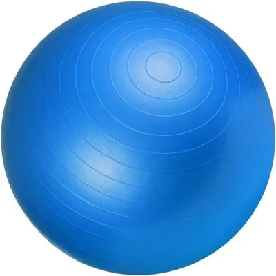 Produktbild von GORILLA SPORTS® Gymnastikball - inkl. Luftpumpe, 75 cm, bis 500kg Belastbar, Anti-Burst, Rutschfest, Blau - Sitzball Büro, Yoga Ball, Balance Ball, Fitnessball, Trainingsball