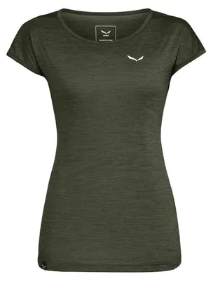 Obrázok produktu pre Salewa - Puez Melange Tee (tričko dámske) , farba:5286 dark olive melange, veľkosť:IT 44/ DE 38