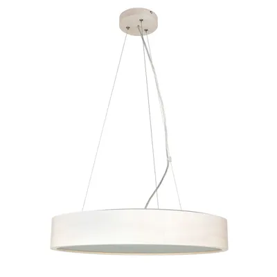 Produktbild von Pendelleuchte Holz Glas rund Ø 47 cm 3x E27 blendarm ARBARO Hängelampe Esszimmer