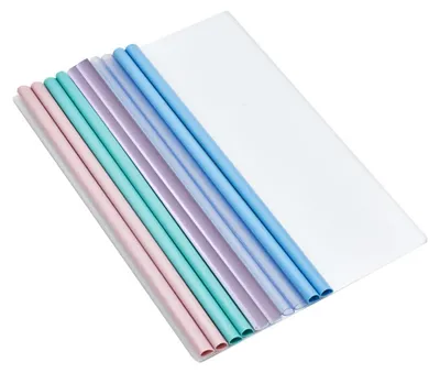 Zdjęcie produktu dla Segregator A4 z przegródką, 10 sztuk, sortowany, wykonany z tworzywa sztucznego, wymiary 31x22 cm