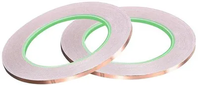 Immagine prodotto di Nastro di protezione EMI, biadesivo, conduttivo, 3 mm x 30 m, nastro isolante per cavi