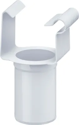 Produktbild von INEFA Ablaufstutzen kastenförmig, PVC-U NW68/DN50 Weiß Einhangstutzen, Dachrinnenzubehör, einfache Montage,  Germany