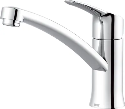 Produktbild von Lenz KIRA Küchenarmatur – Chrom – Schwenkbarer Auslauf, Temperaturbegrenzer, Keramikkartusche, Easy-Montage 46060502