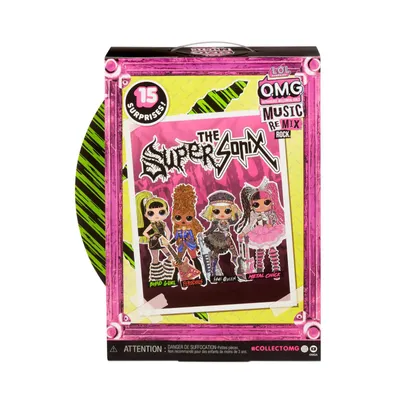 Image de L.O.L. Surprise ! OMG ReMix Rock Big Sister Doll Bhad Gurl 15 Surprise