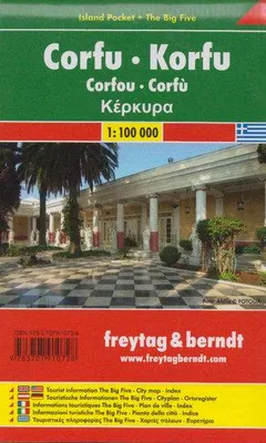 Produktbild von Korfu 1 : 100 000 (Island Pocket + The Big Five)