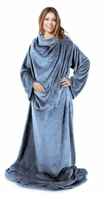 Produktbild von EUROFIRANY TV Decke Kuscheldecke150 x 180 cm dunkelblau kuschelig Fleece-Sweatshirt