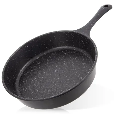 Image de Poêle en fonte émaillée, modèle GRANDE, de 24 cm de diamètre, capacité de 2 litres