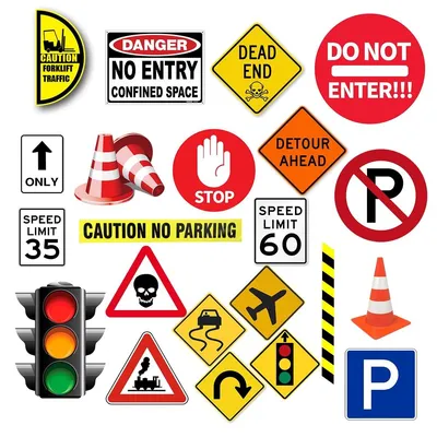 Produktbild von Verkehrsschild-Wandsticker – Verkehr – Stoppschild – Dekoration – Kinder – Abnehmbar – Selbstklebend – Wandsticker