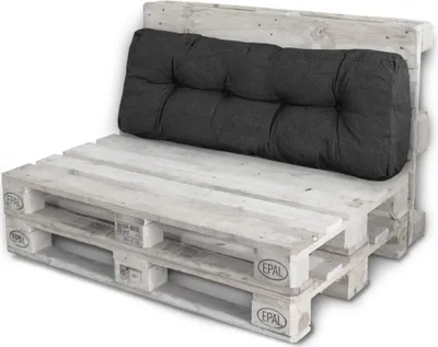 Produktbild von Lacestone Palettenkissen Rückenteil Schwarz MS-16562