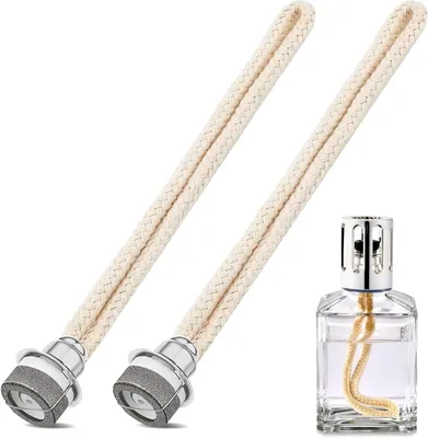 Imagen del producto de Juego de 2 mechas para lámparas de aceite, quemadores catalíticos, mechas de repuesto, accesorios para aromaterapia
