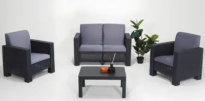 Productafbeelding van Gartegarnitur Gartensofa Deisgner Couchtisch Edler Sessel