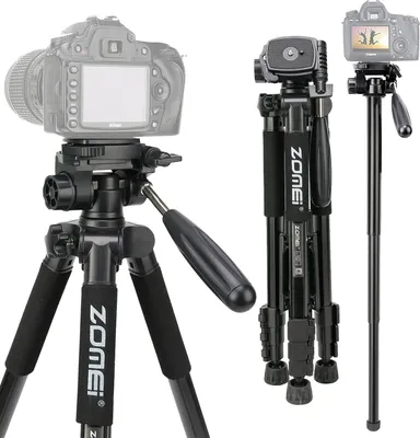 Image de Q222 Pro Trépied pour appareil photo portable Tête monopode