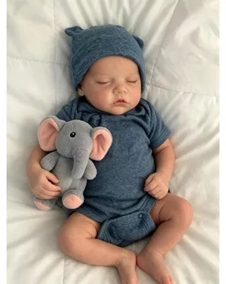 Productafbeelding van Reborn Baby Doll - Realistisch en Wasbaar - 49 cm
