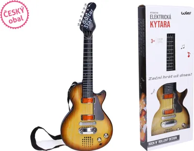 Produktbild von E-Gitarre mit Effekten 55 cm – tschechische Verpackung