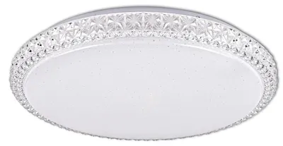 Immagine prodotto di Plafoniera LED rotonda con telecomando IRINA, bianca, 68 W, tonalità di bianco 7500 lm, materiale plastico, dimensioni: 7x50x50 cm, IP20, Polux