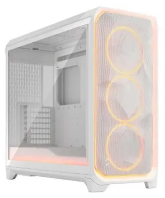 Image de Fractal Design Meshify 3 XL | Ambience Pro RGB White TG Clear Tint | ATX | Alimentation incluse Non
