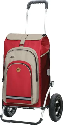 Image de Andersen SHOPPER MANUFAKTUR chariot de courses Royal Shopper Hydro 2.1 Red rouge