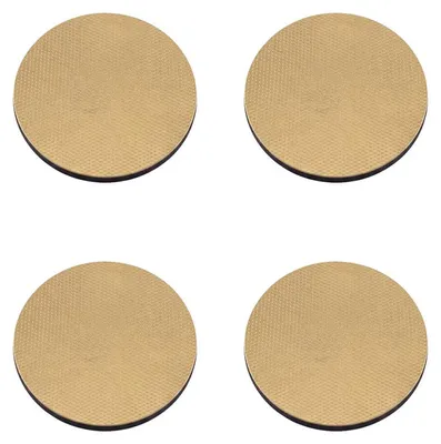 Produktbild von Goldene Untersetzer, 10 x 10 cm – 4er-Set
