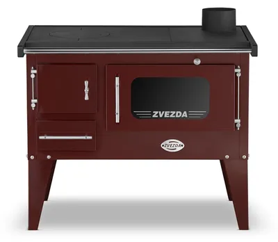Immagine prodotto di Stufa a legna indipendente per cucina, 8 kW, acciaio legato, con forno
