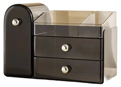 Obrázek produktu pro Organizér na make-up s držákem na štětce pro snadné uskladnění