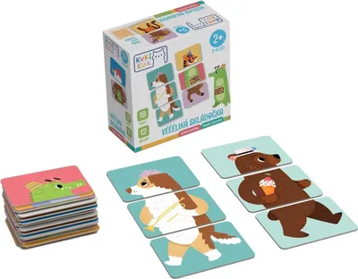 Produktbild von KukiKuk Vééééliká Rätsel Fröhliche Tiere