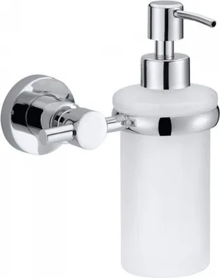 Produktbild von tesa LOXX 40281-00000-00 Seifenspender 200 ml Chrom (glänzend), Weiß (satiniert) (40281-00000-00)