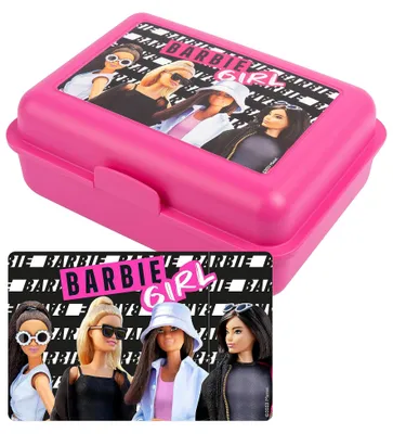 Lunchbox mit Trennwand, rosa, 17,5 x 12,8 x 6,9 cm, Kunststoff