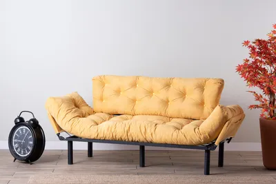 Immagine prodotto di Hanah Home, Nitta- FTN1364, senape, divani letto, struttura: 100% metallo