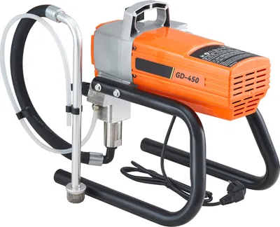 Obrázok produktu pre SucceBuy Pro 1800 W bezvzduchová striekacia súprava, elektrická pištoľ s nastaviteľným tlakom, rúrka na steny a stropy, farby na drevo a kov