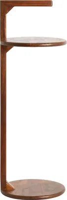 Produktbild von Light & Living - Beistelltisch Delmino - Braun - Ø26x77cm