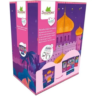 Produktbild von Sycomore Schmuckbox XL Bastelset für Kinder - Schmuck selber machen