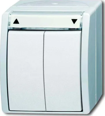 Image de Busch-Jaeger Bouton-poussoir pour stores 2621/4 W-54 2CKA001442A0474