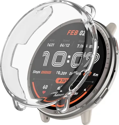 Obrázek produktu pro Pro Amazfit Active 2 Galvanizovaný plný kryt TPU Ochranný kryt hodinek Transparentní