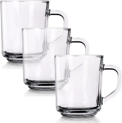 Obrázek produktu pro Sklenice na kávu a čaj 230 ml 3 ks.