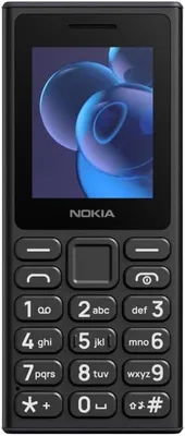 Immagine prodotto di Nokia 110 2024: Display 2", Batteria 1000mAh, Fotocamera con flash utilizzabile anche come torcia, 4MB RAM, memoria 4MB espandibile fino a 32GB, Dual SIM, FM radio, MP3, USB Type-C, IP54 Venduto Come Grado B 6438409102348