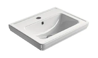 Zdjęcie produktu dla Sapho GSI Classic - Umywalka 600x460 mm, z 1 otworem na baterię, ExtraGlaze, biała 8731111
