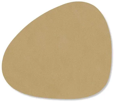 Image de Tapis en fibre de verre LINDDNA, Nupo, Curve, kaki, longueur : 110 mm, largeur : 130 mm